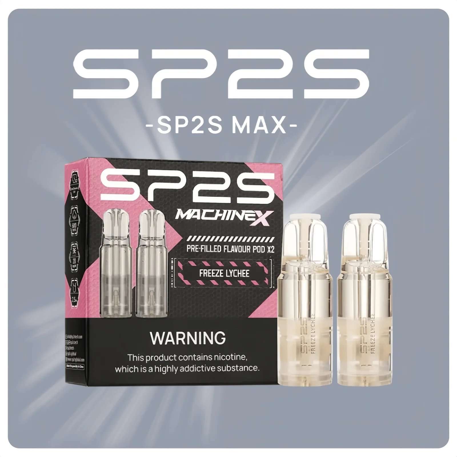 SP2S MAX煙彈2顆裝|適配MAX主機・16種口味現貨・新品上市